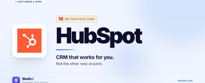 Best alternatives to HubSpot — Software & Apps | Similist