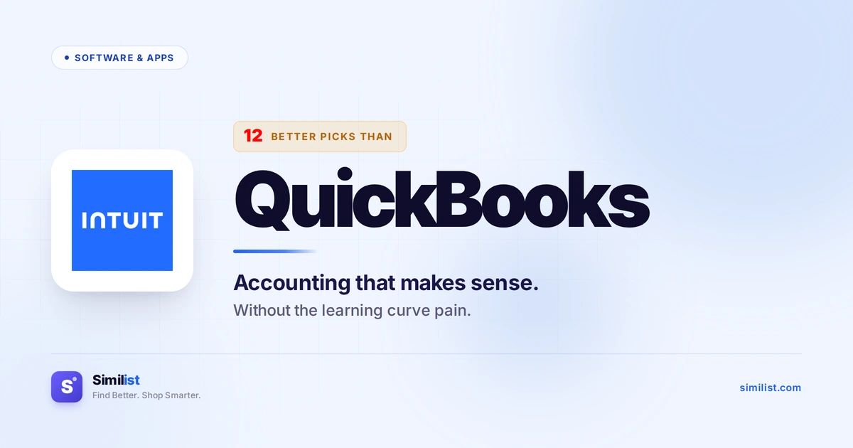 Best alternatives to QuickBooks — Software & Apps | Similist