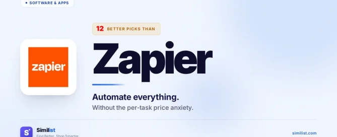 Best alternatives to Zapier — Software & Apps | Similist