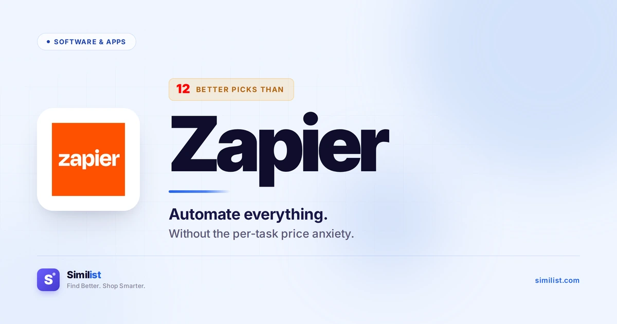 Best alternatives to Zapier — Software & Apps | Similist