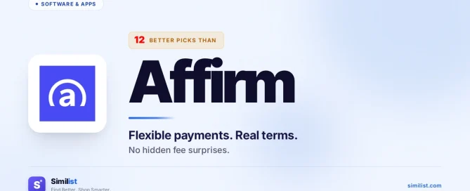 Best alternatives to Affirm — Software & Apps | Similist