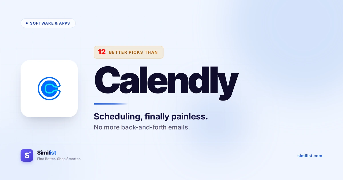 Best alternatives to Calendly — Software & Apps | Similist