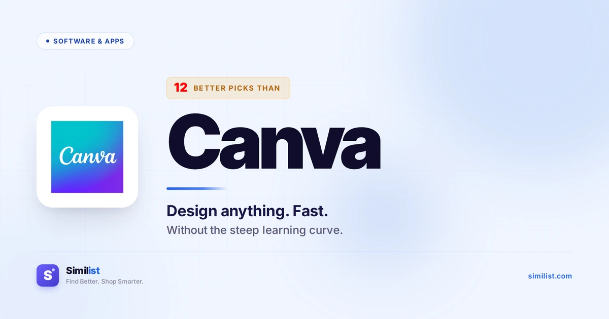 Best alternatives to Canva — Software & Apps | Similist