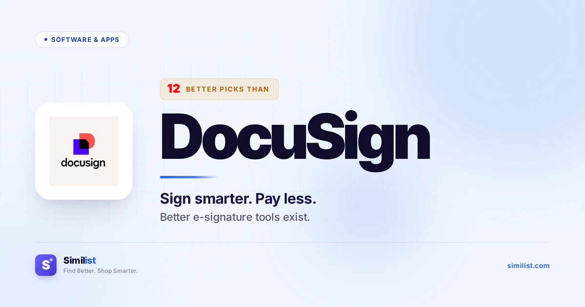 Best alternatives to DocuSign — Software & Apps | Similist