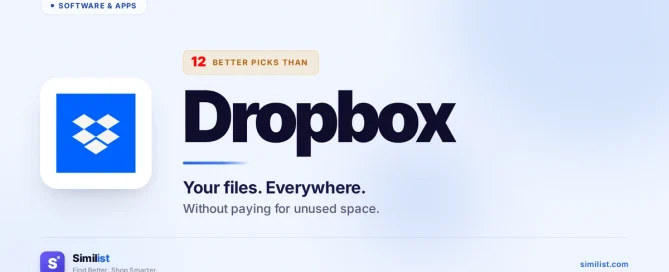 Best alternatives to Dropbox — Software & Apps | Similist