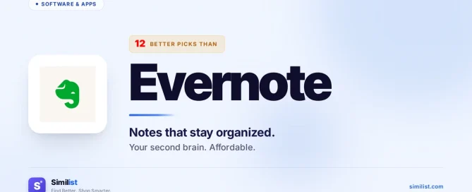 Best alternatives to Evernote — Software & Apps | Similist
