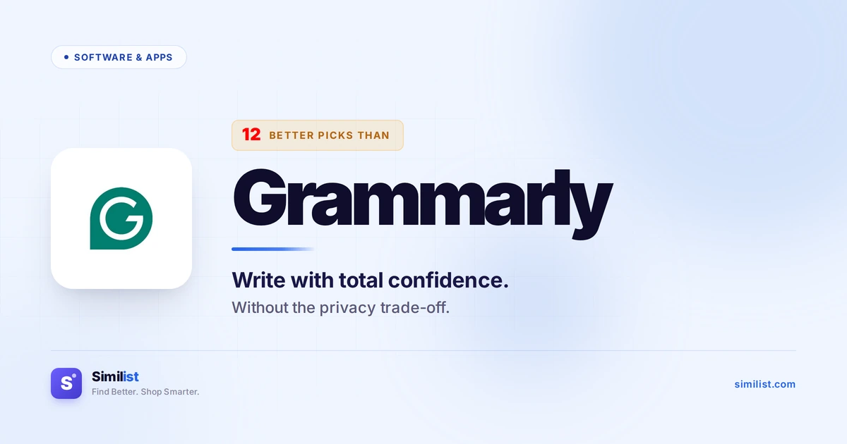 Best alternatives to Grammarly — Software & Apps | Similist
