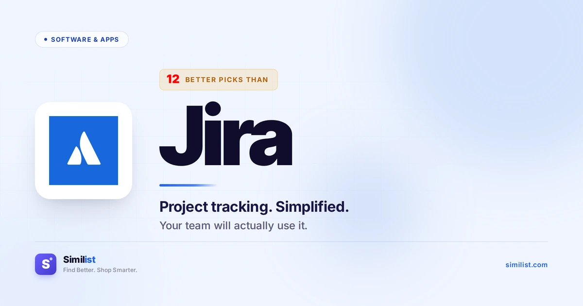 Best alternatives to Jira — Software & Apps | Similist