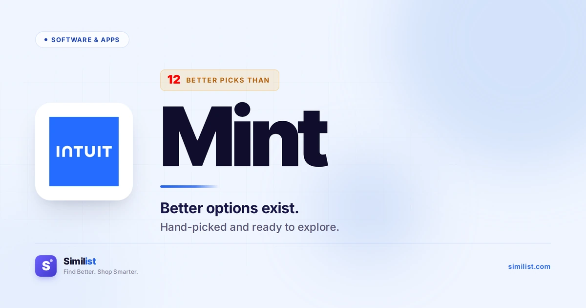 Best alternatives to Mint — Software & Apps | Similist