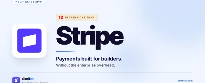 Best alternatives to Stripe — Software & Apps | Similist