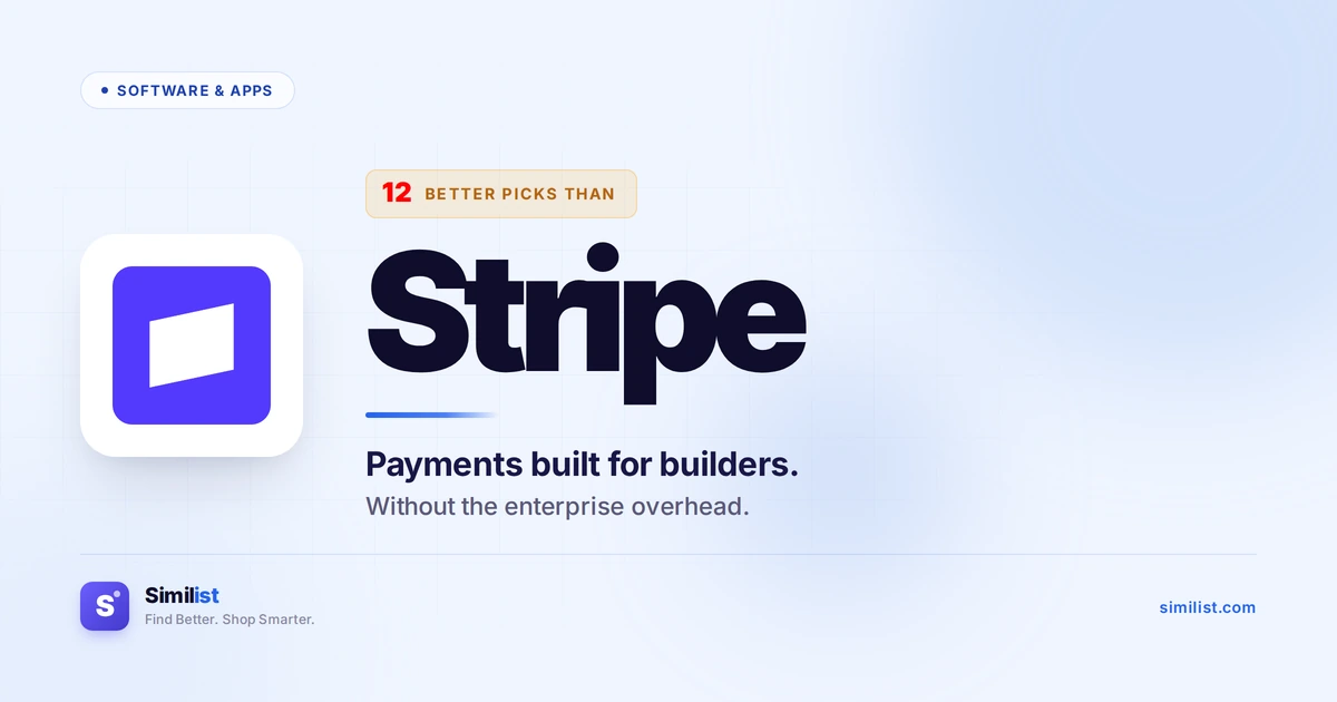 Best alternatives to Stripe — Software & Apps | Similist