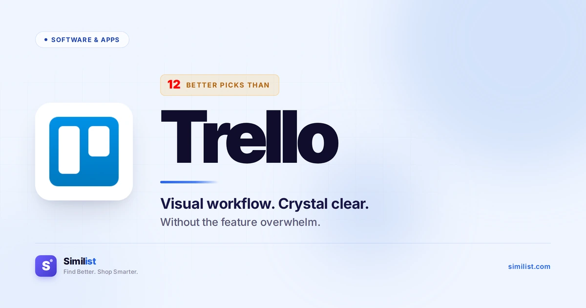 Best alternatives to Trello — Software & Apps | Similist