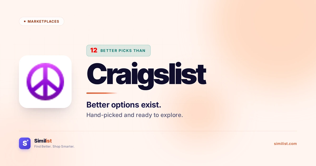 Best alternatives to Craigslist — Marketplaces | Similist