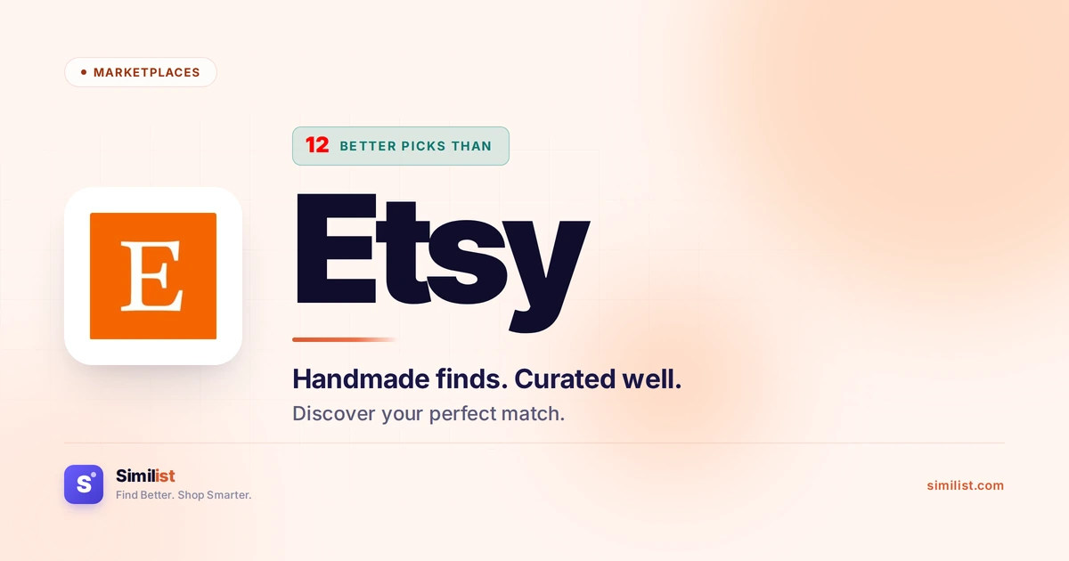 Best alternatives to Etsy — Marketplaces | Similist