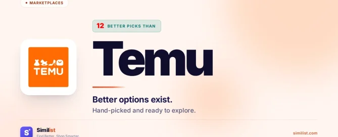 Best alternatives to Temu — Marketplaces | Similist