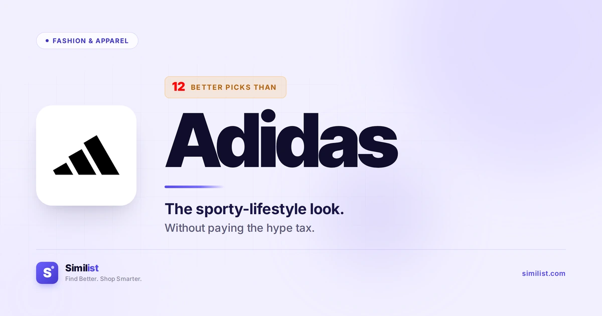 Best alternatives to Adidas — Fashion & Apparel | Similist