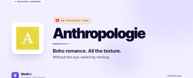 Best alternatives to Anthropologie — Fashion & Apparel | Similist