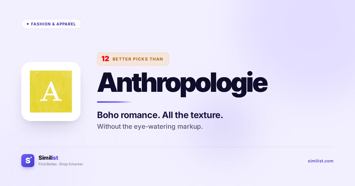 Best alternatives to Anthropologie — Fashion & Apparel | Similist