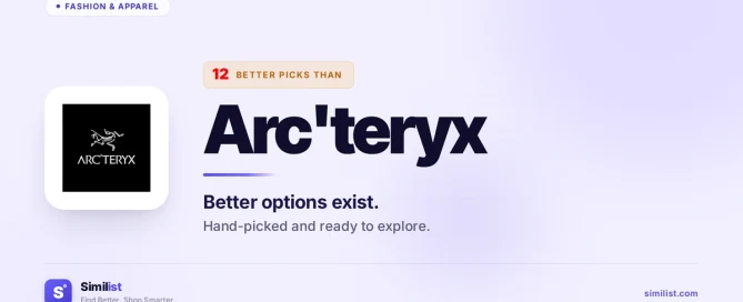 Best alternatives to Arc'teryx — Fashion & Apparel | Similist