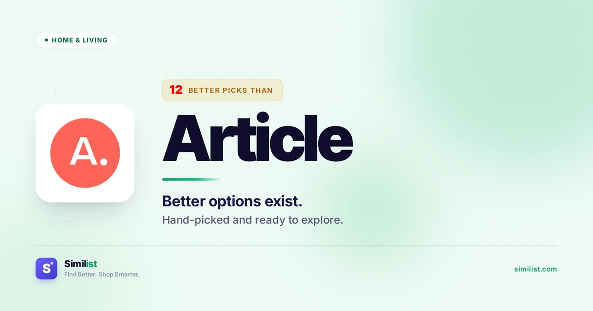 Best alternatives to Article — Home & Living | Similist