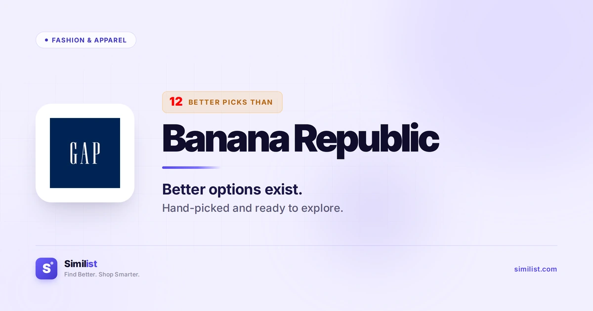 Best alternatives to Banana Republic — Fashion & Apparel | Similist