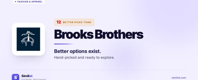 Best alternatives to Brooks Brothers — Fashion & Apparel | Similist