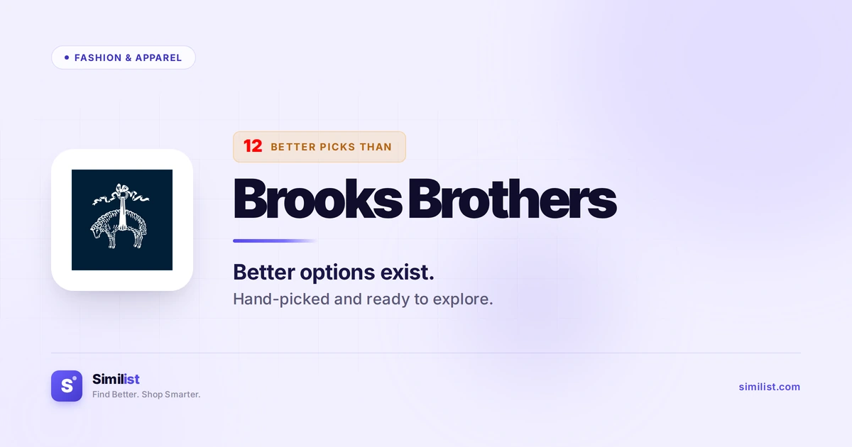 Best alternatives to Brooks Brothers — Fashion & Apparel | Similist