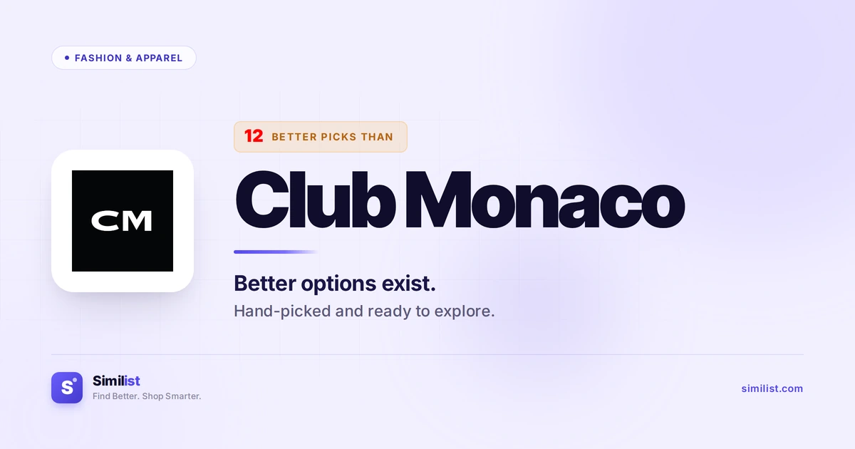 Best alternatives to Club Monaco — Fashion & Apparel | Similist