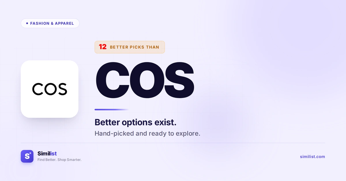Best alternatives to COS — Fashion & Apparel | Similist
