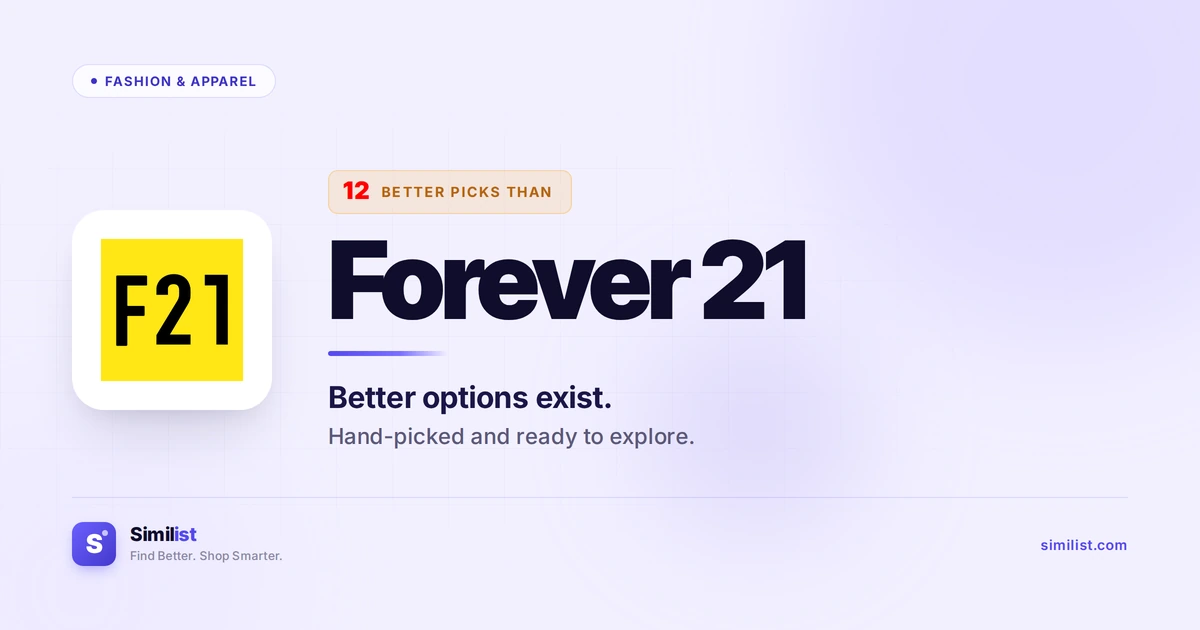 Best alternatives to Forever 21 — Fashion & Apparel | Similist