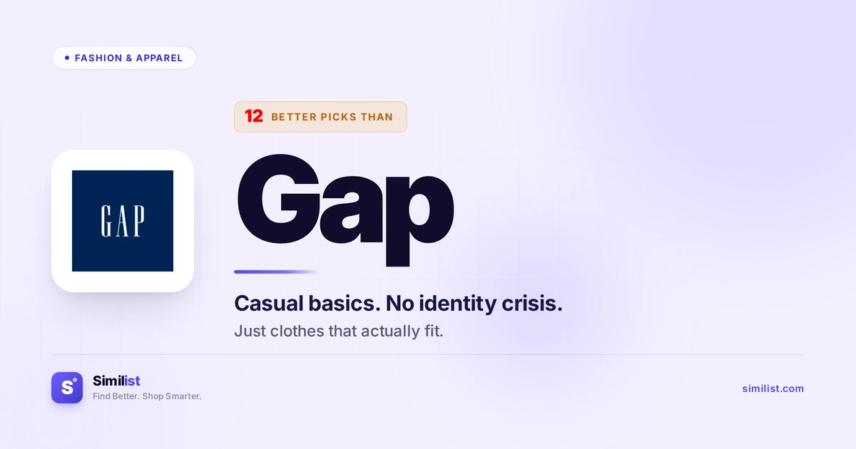 Best alternatives to Gap — Fashion & Apparel | Similist