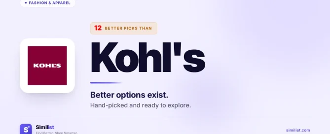 Best alternatives to Kohl's — Fashion & Apparel | Similist