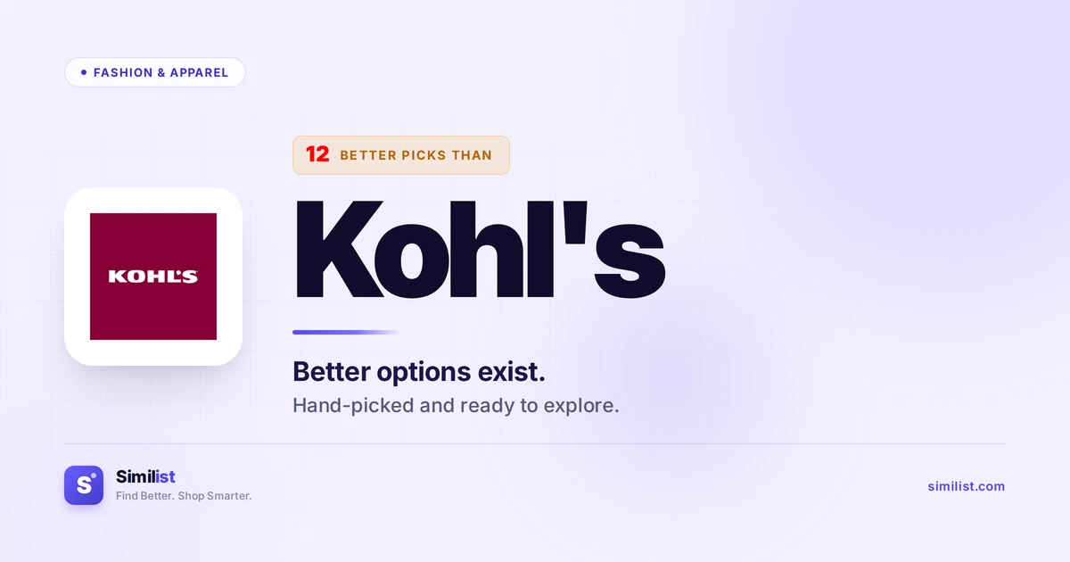 Best alternatives to Kohl's — Fashion & Apparel | Similist