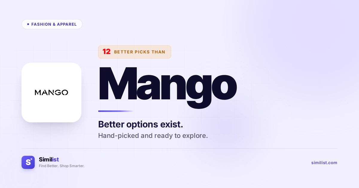 Best alternatives to Mango — Fashion & Apparel | Similist