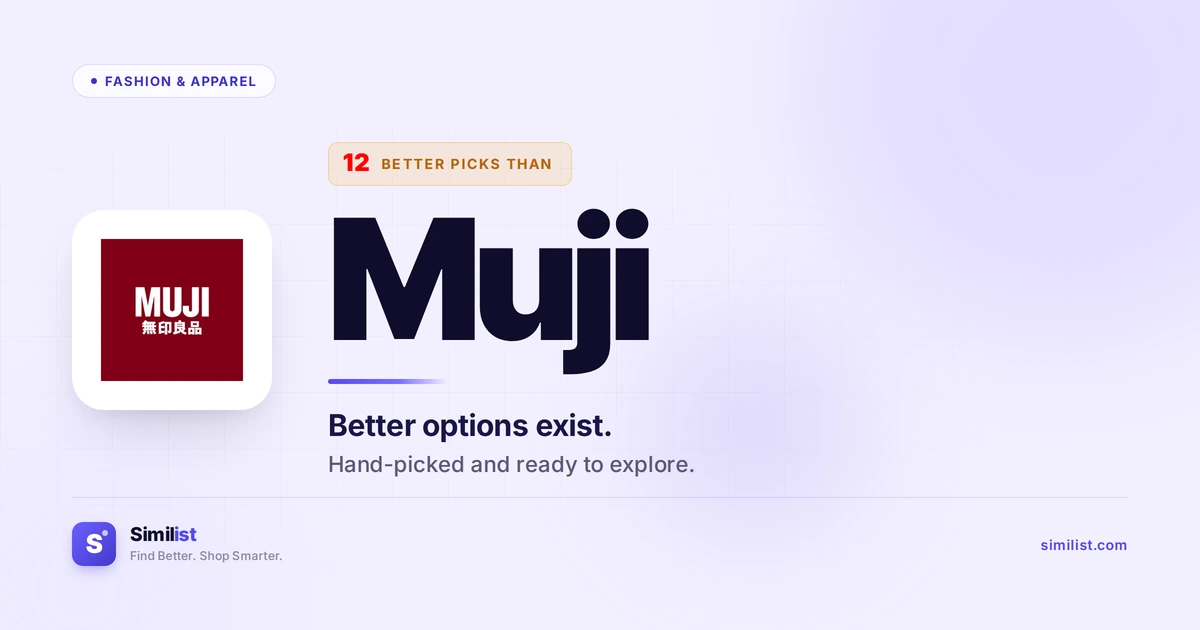 Best alternatives to Muji — Fashion & Apparel | Similist