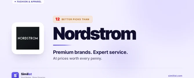Best alternatives to Nordstrom — Fashion & Apparel | Similist