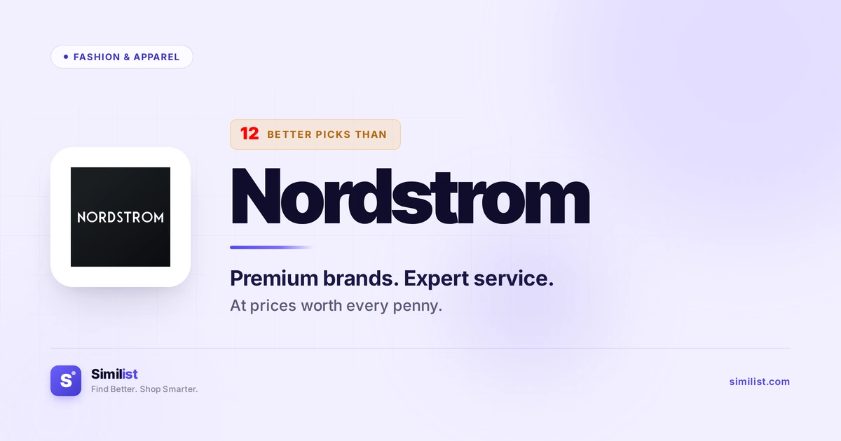 Best alternatives to Nordstrom — Fashion & Apparel | Similist