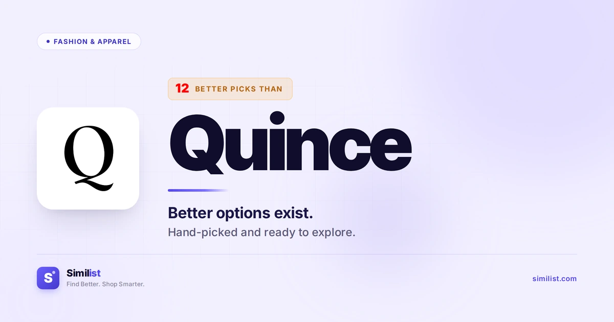 Best alternatives to Quince — Fashion & Apparel | Similist