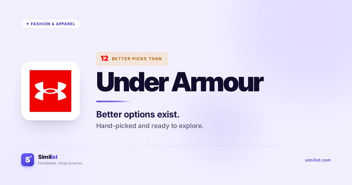 Best alternatives to Under Armour — Fashion & Apparel | Similist
