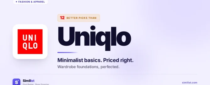 Best alternatives to Uniqlo — Fashion & Apparel | Similist