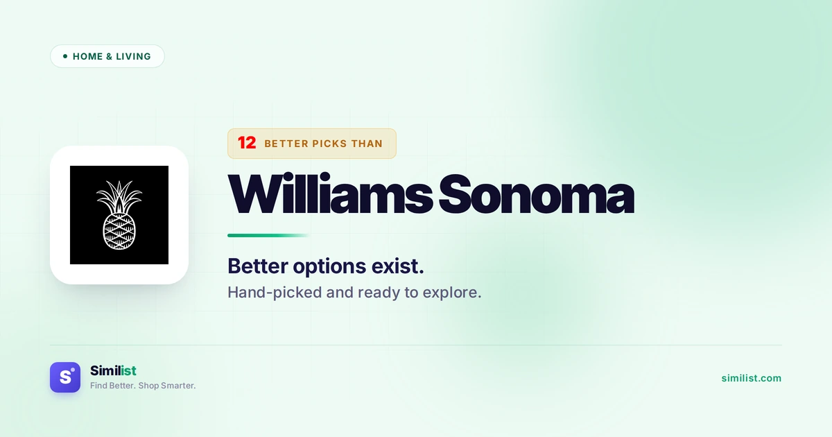 Best alternatives to Williams Sonoma — Home & Living | Similist