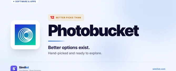 Best alternatives to Photobucket — Software & Apps | Similist