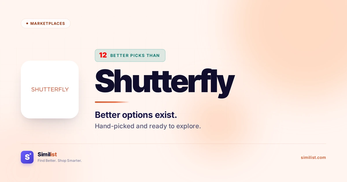 Best alternatives to Shutterfly — Marketplaces | Similist