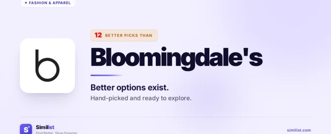 Best alternatives to Bloomingdale's — Fashion & Apparel | Similist