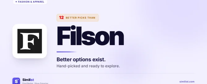 Best alternatives to Filson — Fashion & Apparel | Similist