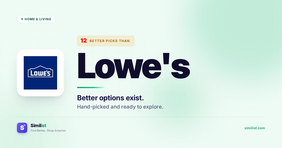 Best alternatives to Lowe's — Home & Living | Similist