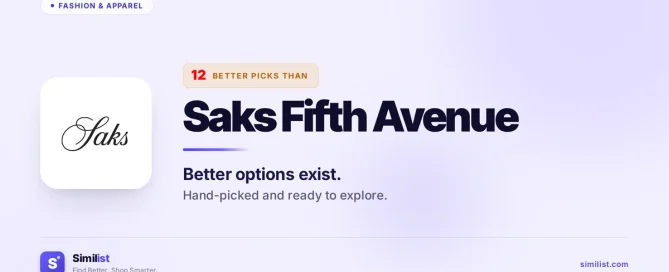 Best alternatives to Saks Fifth Avenue — Fashion & Apparel | Similist