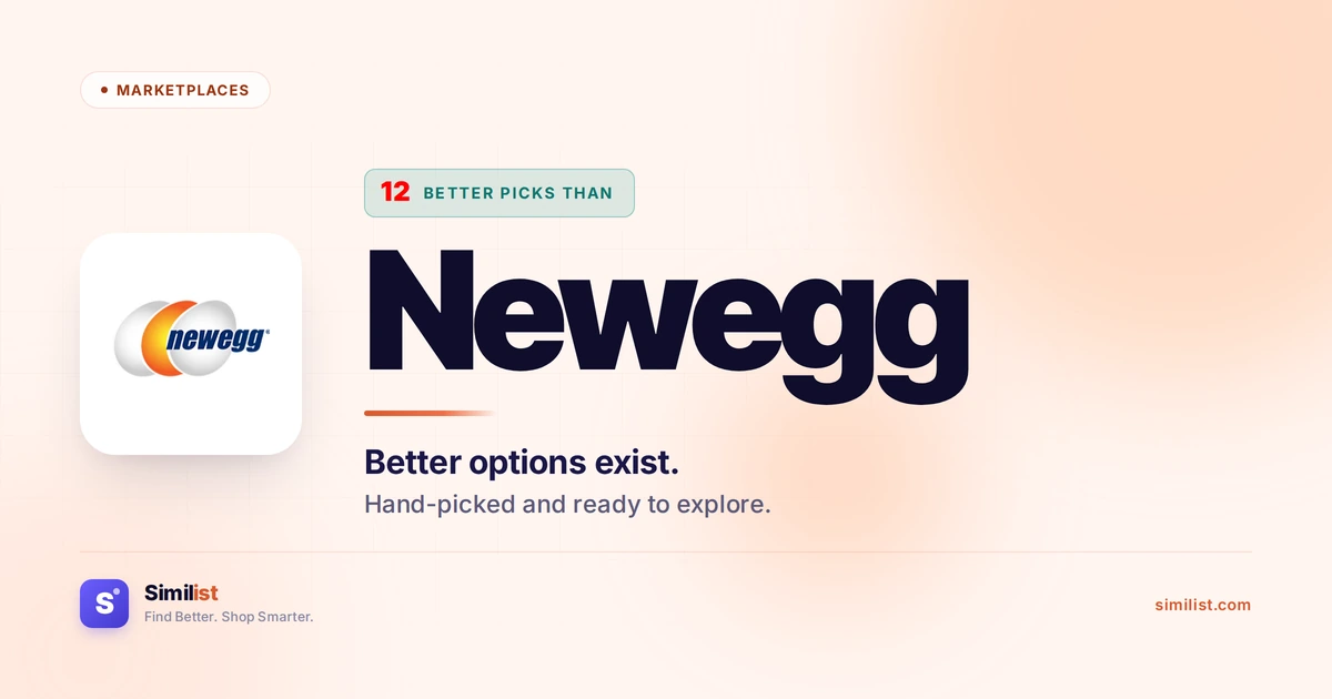Best alternatives to Newegg — Marketplaces | Similist