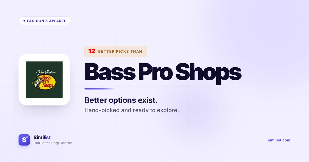 Best alternatives to Bass Pro Shops — Fashion & Apparel | Similist