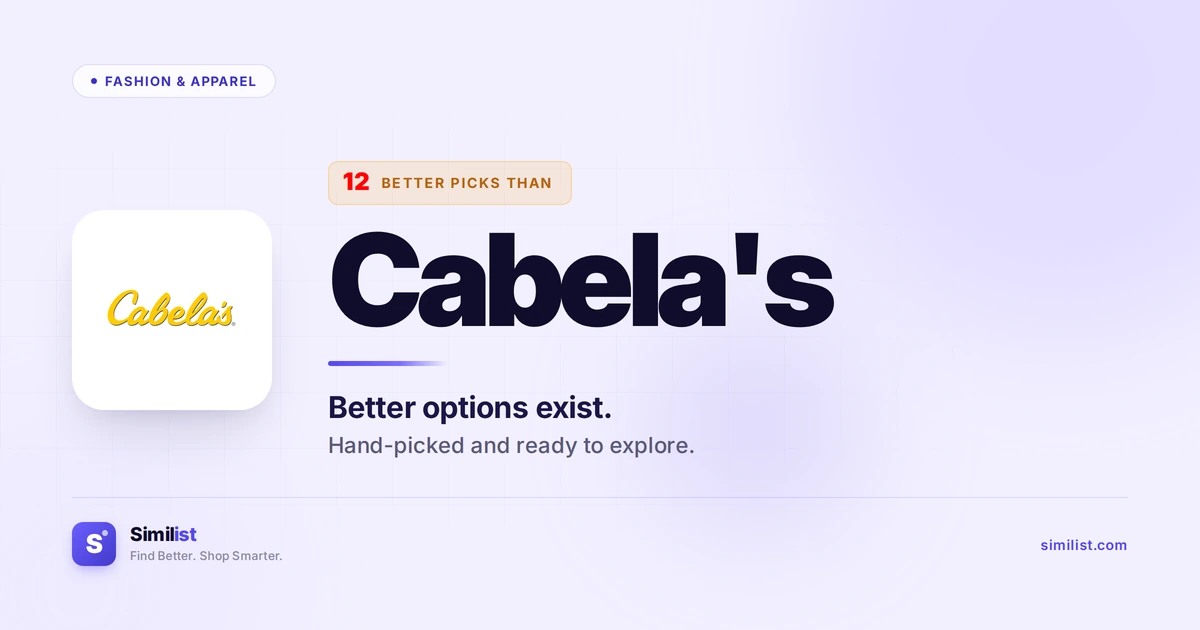 Best alternatives to Cabela's — Fashion & Apparel | Similist
